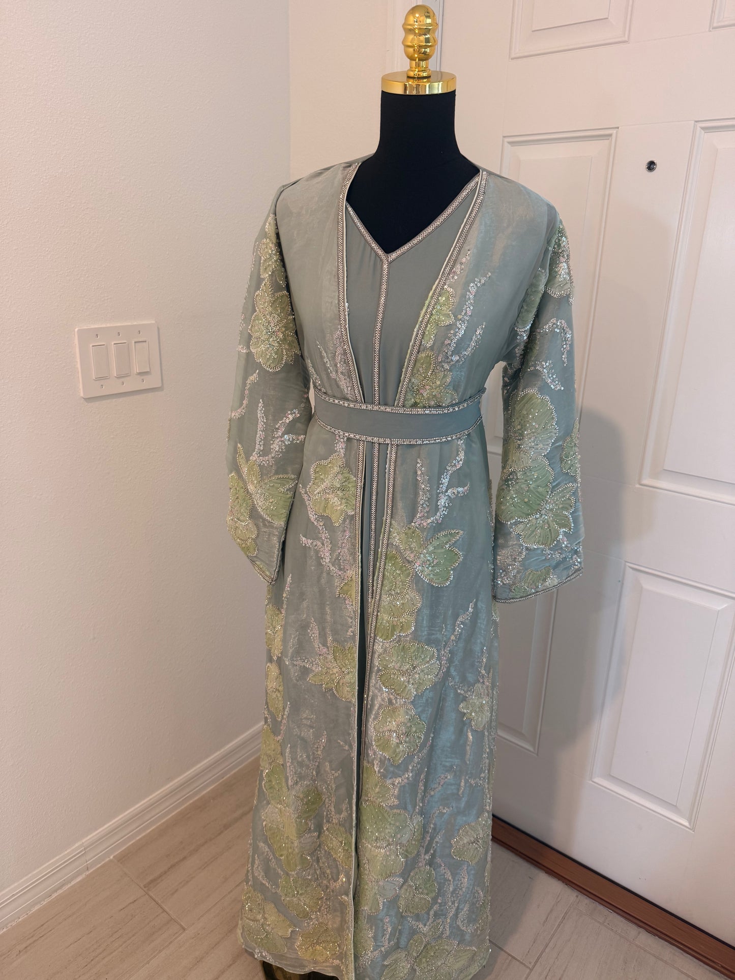Green Blue Kaftan