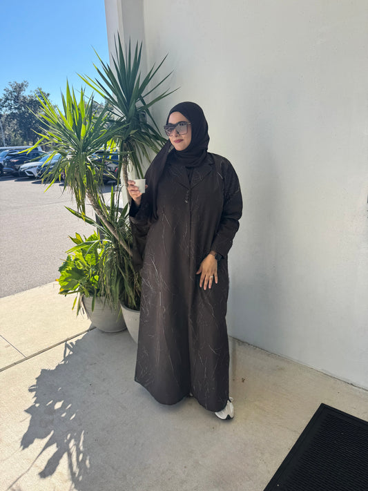 Brown Coat Abaya