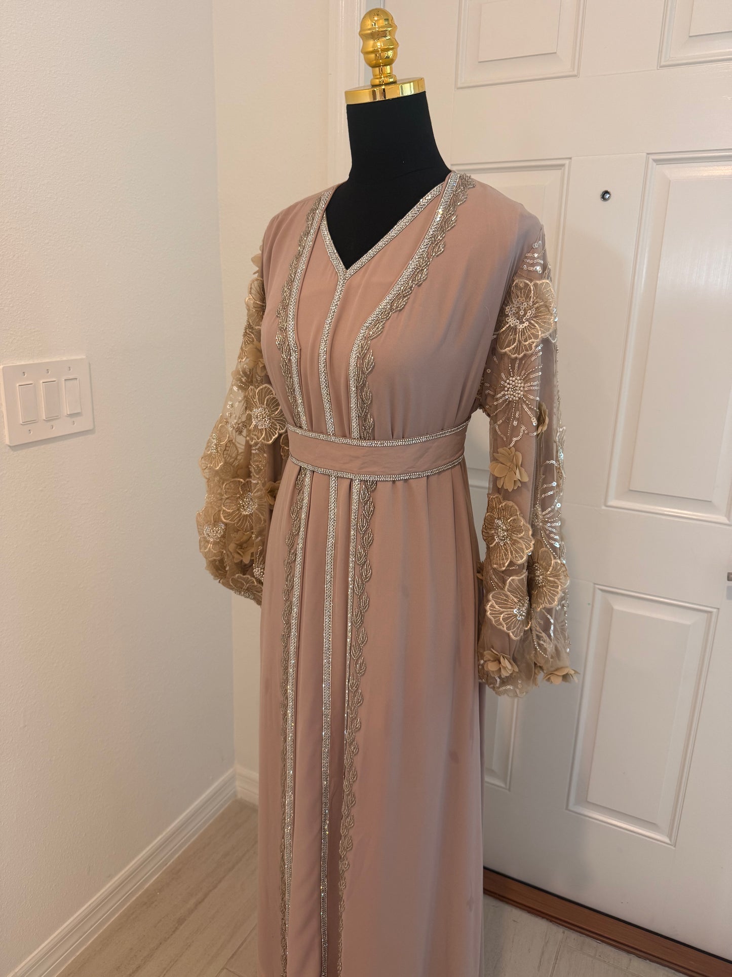 Blush Nude Kaftan