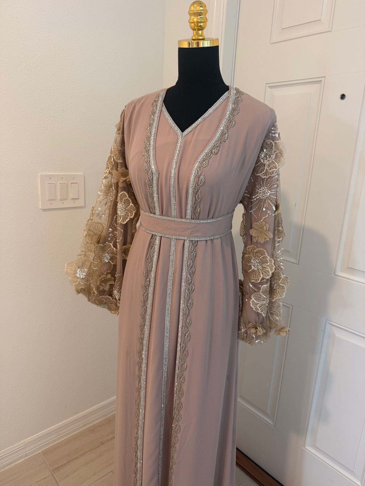 Blush Nude Kaftan