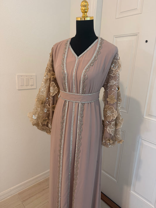 Blush Nude Kaftan