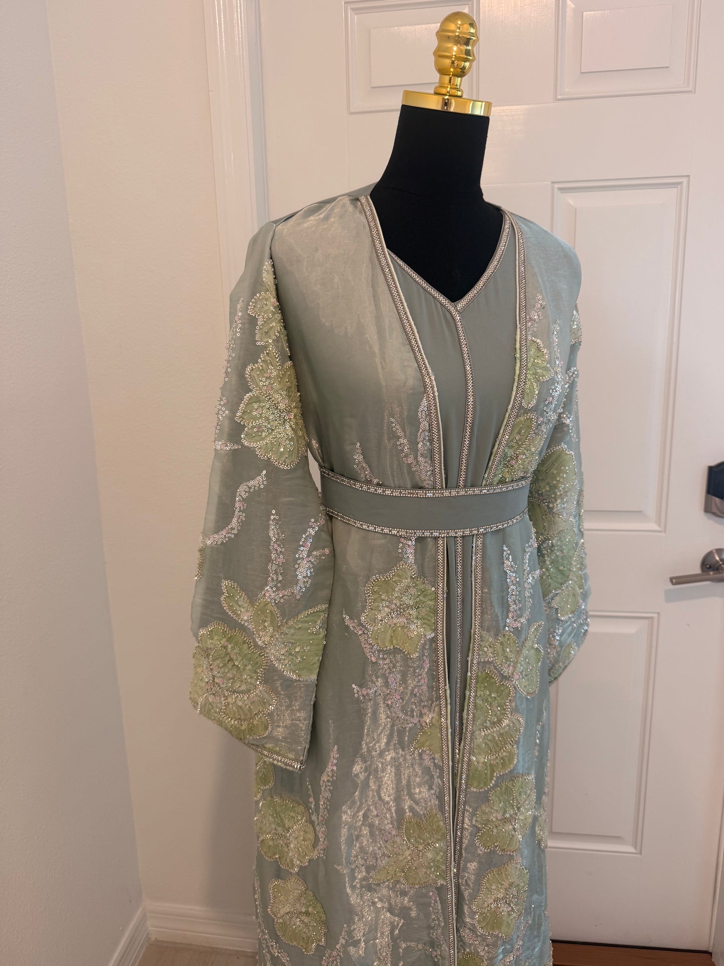 Green Blue Kaftan