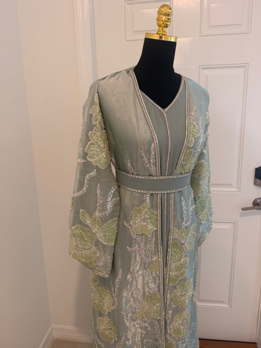 Green Blue Kaftan