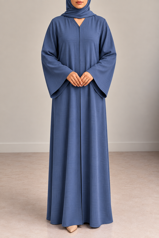 Closed Abaya Blue